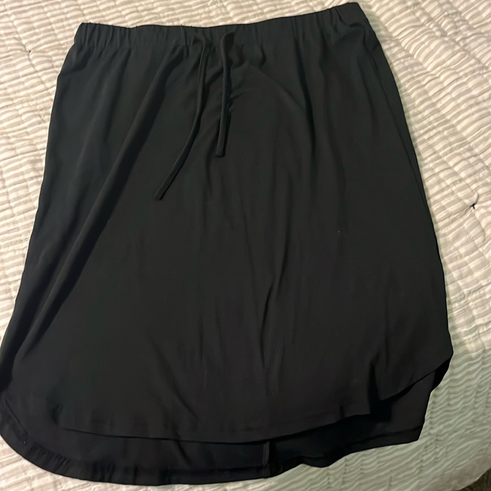 Tickled Teal black skirt